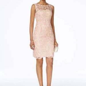 Adrianna Papell Lace Sheath Dress Size 12